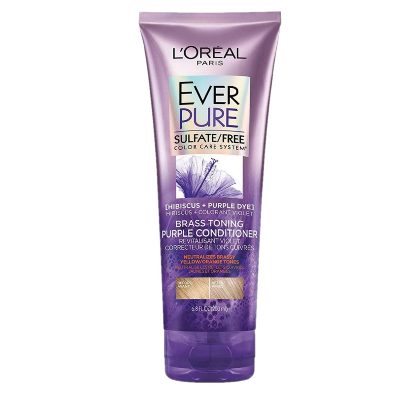Acondicionador Morado Tonificante Ever Pure L'oreal6.8 OZ