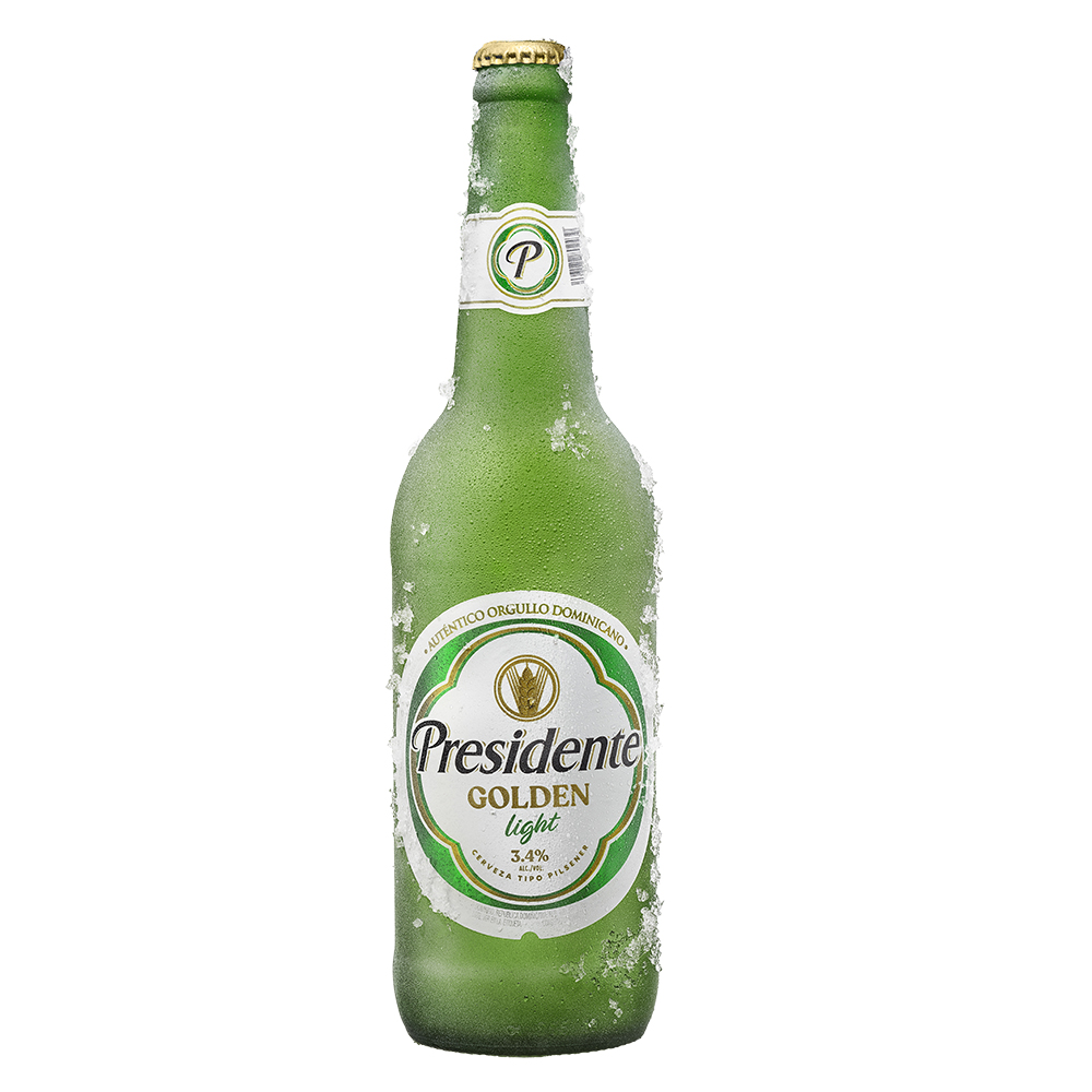 Cerveza Presidente Golden Light22 OZ