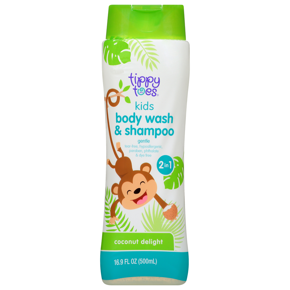 Gel De Baño Y Shampoo Coconut Delight Tippy Toes 2 En 116.9 OZ
