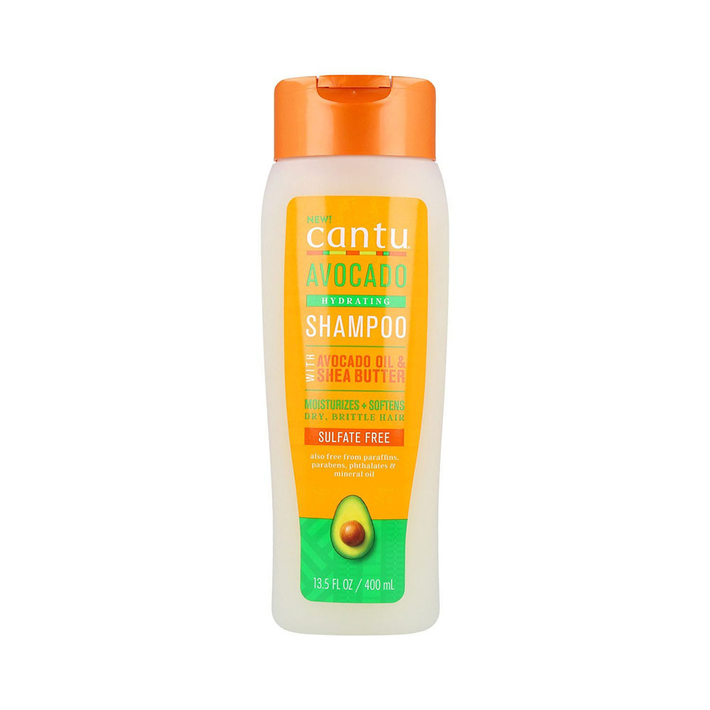 Shampoo Con Aceite De Aguacate Y Manteca De Karité Sin Sulfatos Cantu13.5 OZ