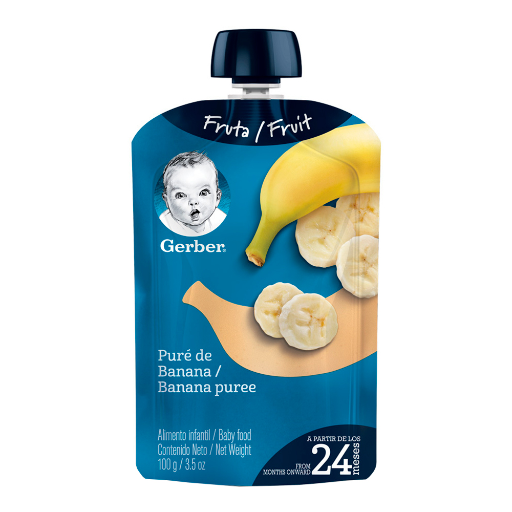 Compota Colado De Banana Gerber100 GR