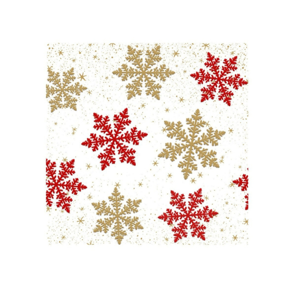 Servilletas De Papel Delicada Nieve Paper Design 33x33PAQ