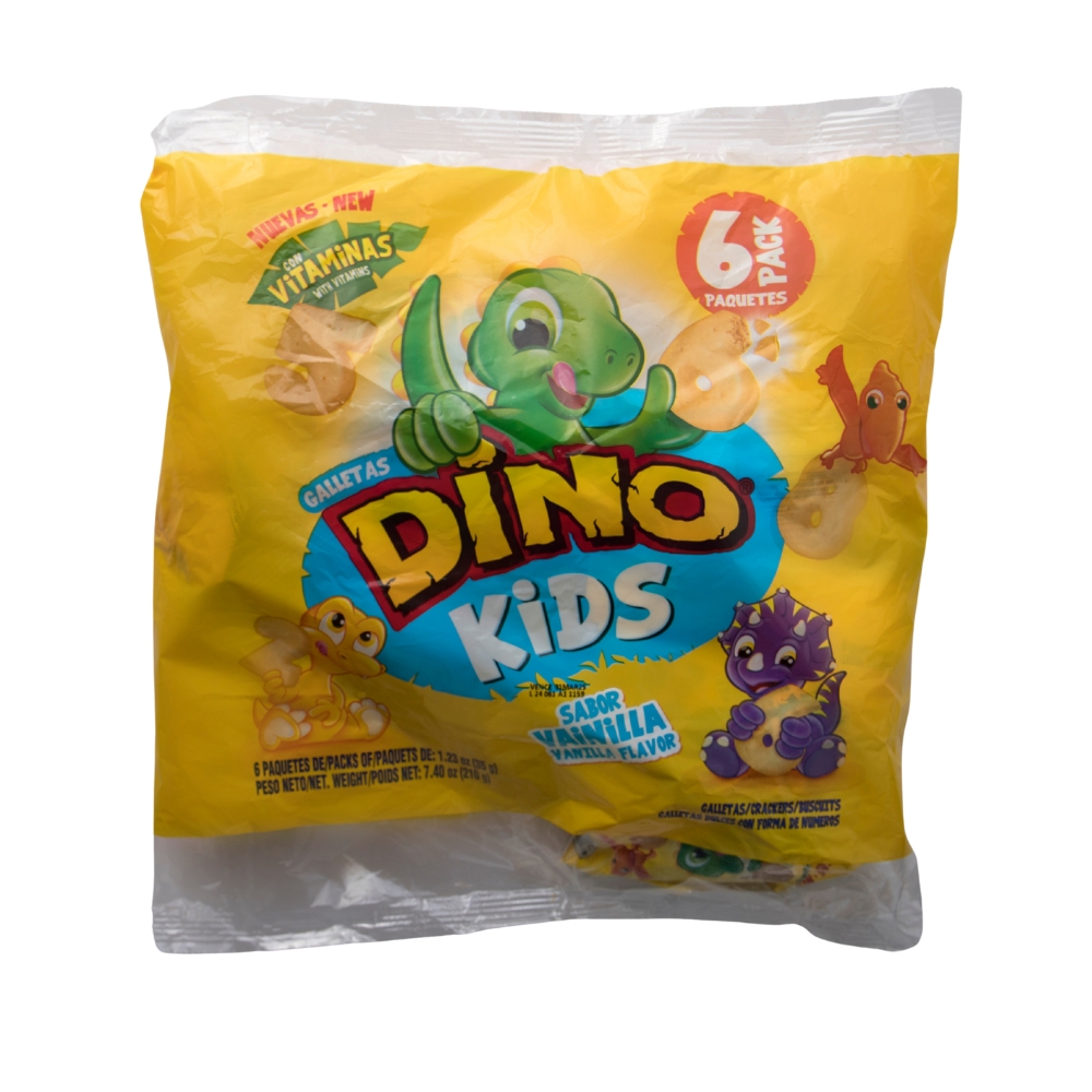 Galleta Sabor Vainilla Dino Kids35 GR