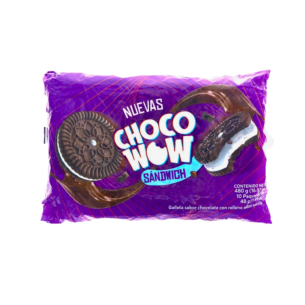 Galletas Sándwich Chocolate Choco Wow10 UND