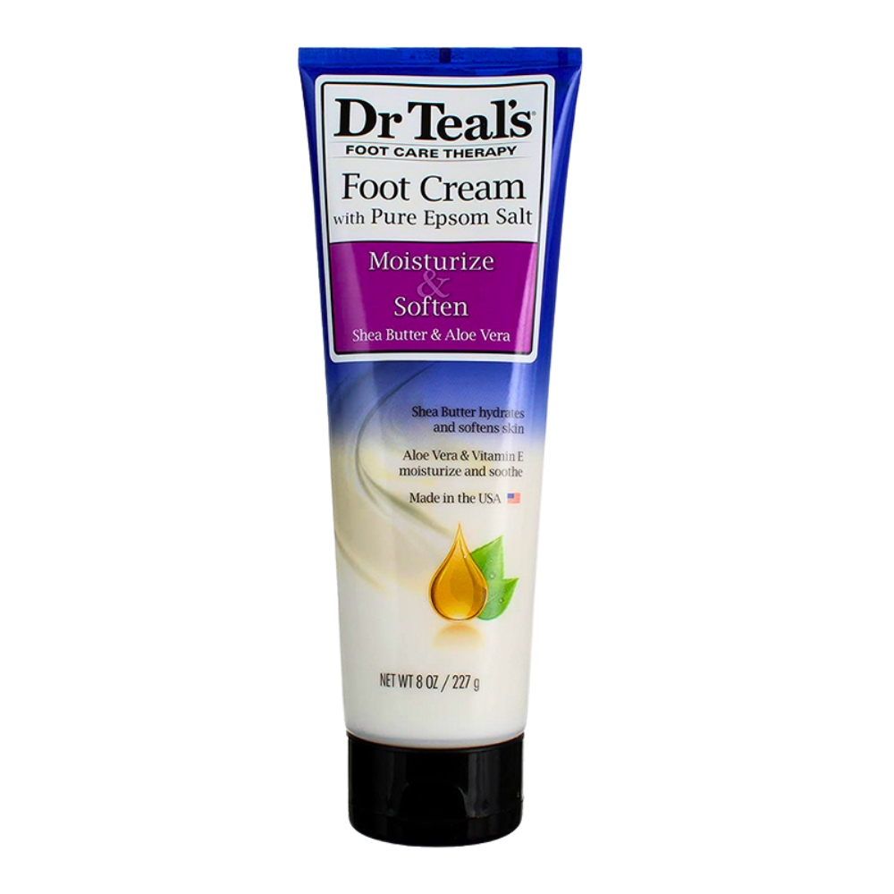 Crema Humectante Con Karité Para Pies Dr Teals8 OZ
