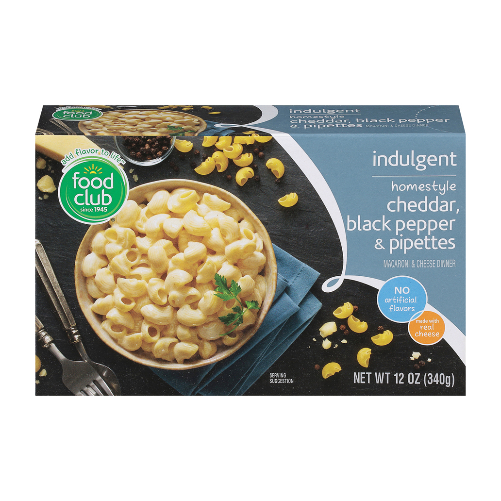 Macarrones Con Queso Y Pimienta Food Club12 OZ