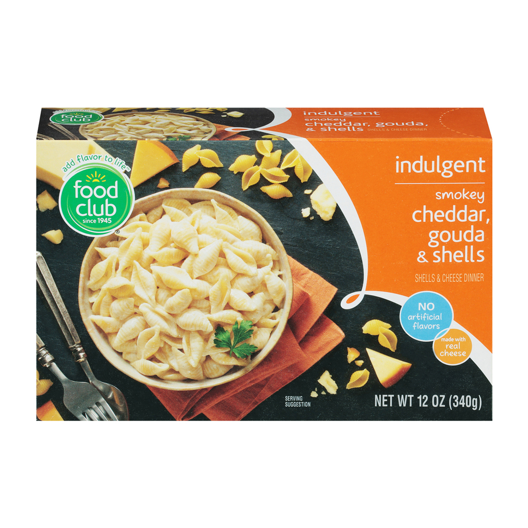Pasta Conchas Con Queso Gouda Ahumado Food Club12 OZ