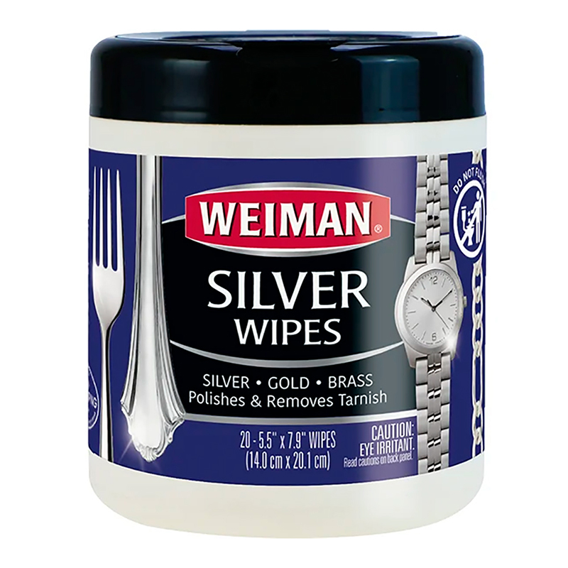 Toallas Húmedas Limpiador De Plata Weiman20 UND
