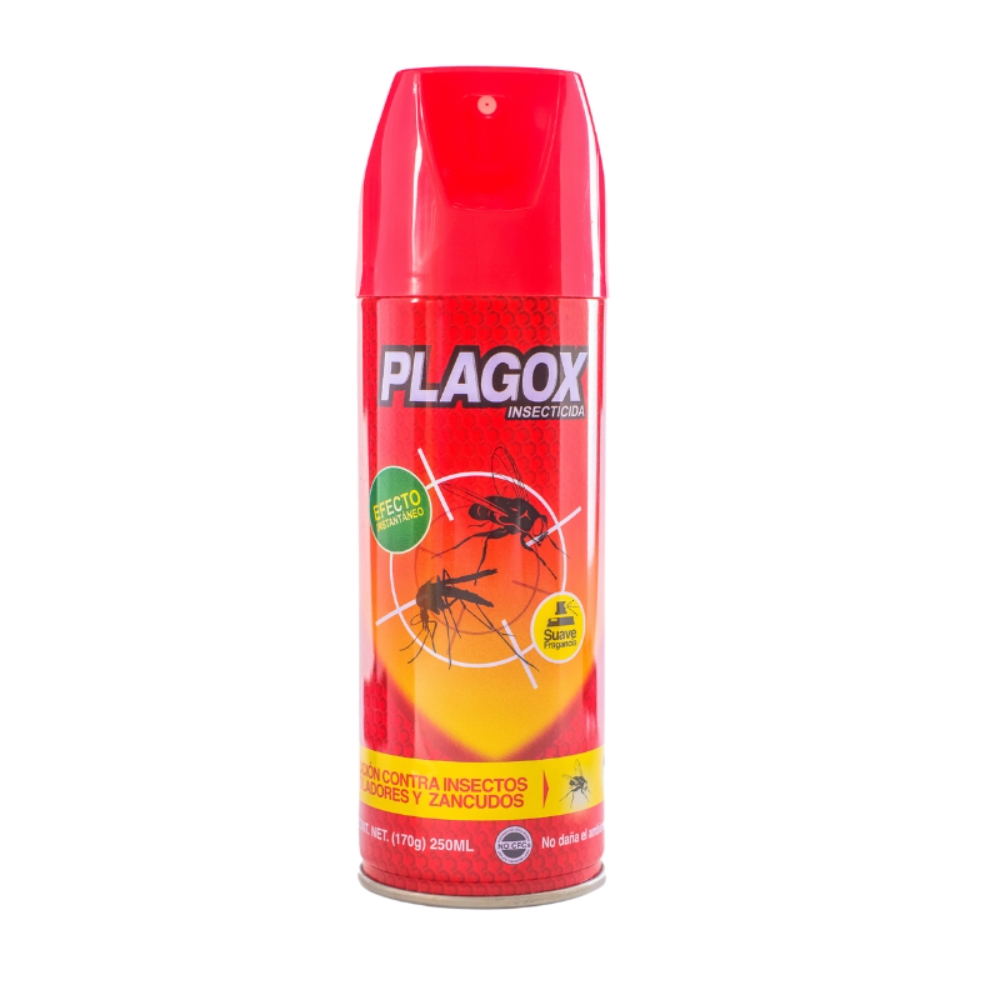 Insecticida En Aerosol Rojo Plagox250 ML