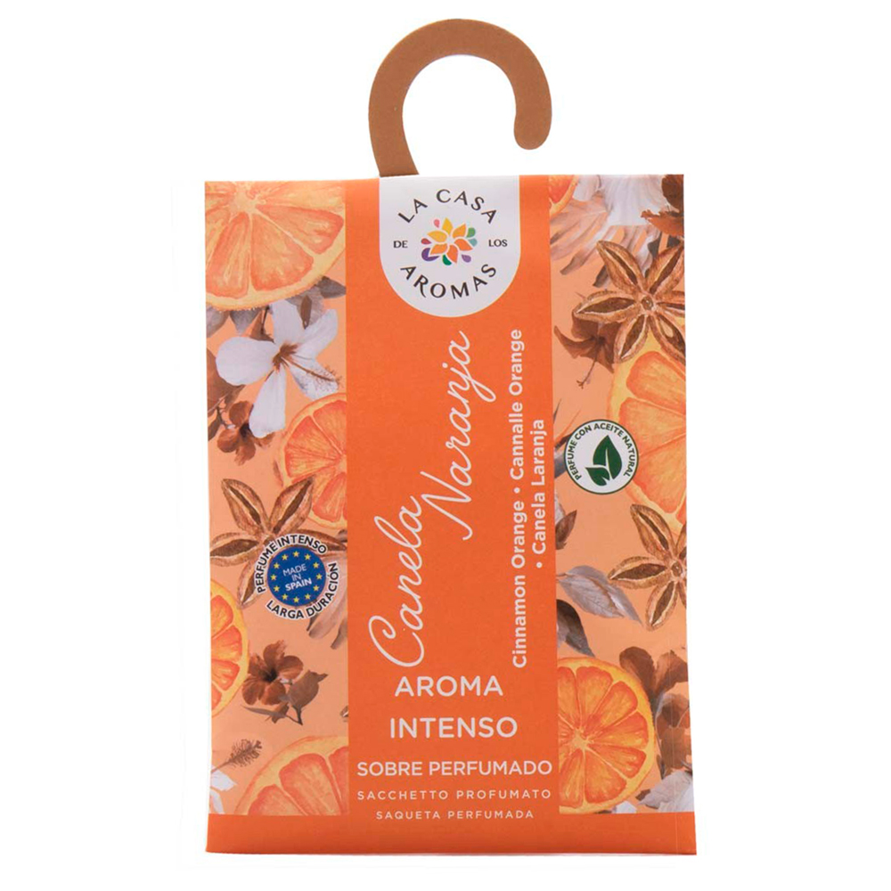Ambientador En Sobre Fragancia Canela Y Naranja La Casa De Los Aromas100 ML