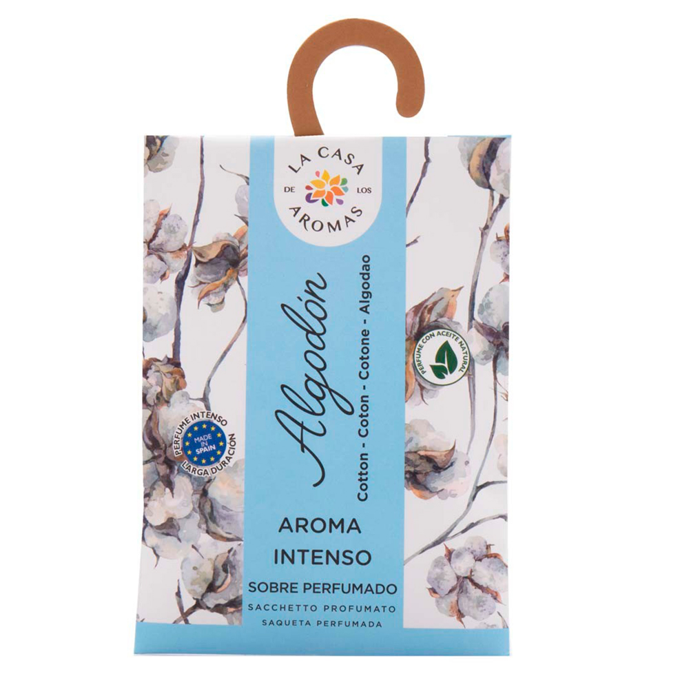 Ambientador En Sobre Fragancia Algodón La Casa De Los Aromas100 ML