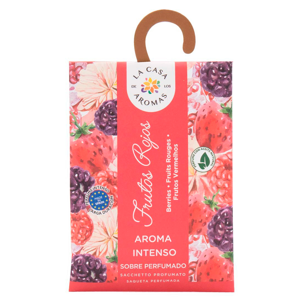 Ambientador En Sobre Fragancia Frutos Rojos La Casa De Los Aromas100 ML