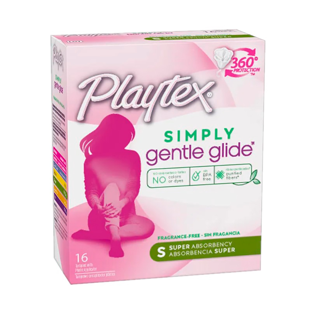 Tampones Simply Gentle Glide Playtex16 UND