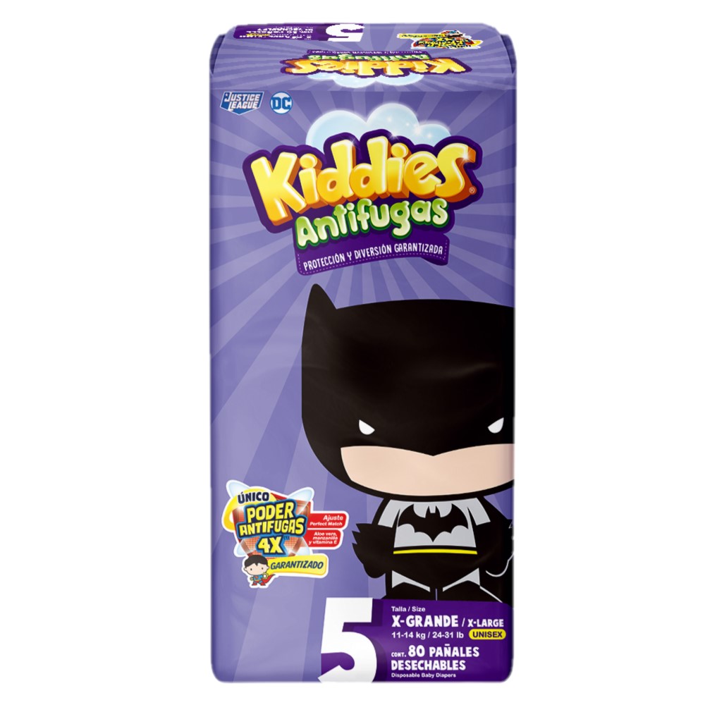 Pañales Kiddies Talla 5 Mega80 UND