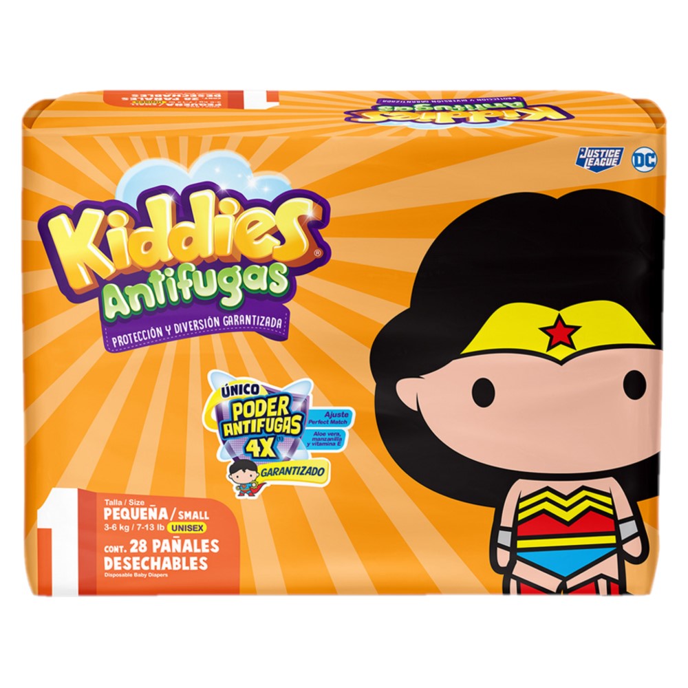Pañales Kiddies Talla 128 UND