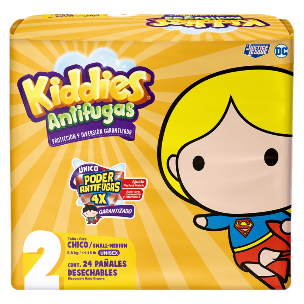 Pañales Kiddies Talla 224 UND