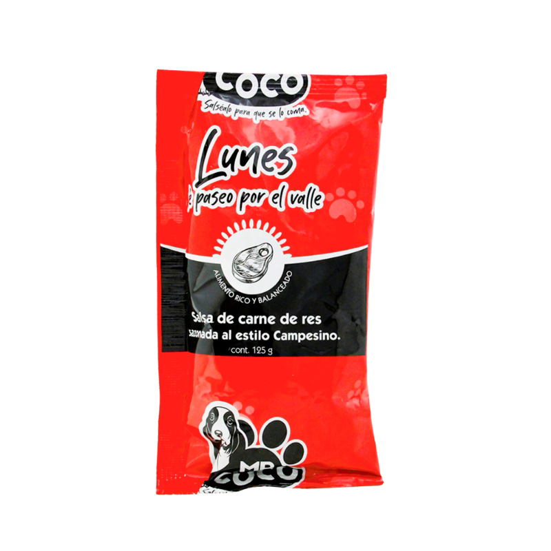 Alimento Húmedo Para Perros Mr. Coco125 GR