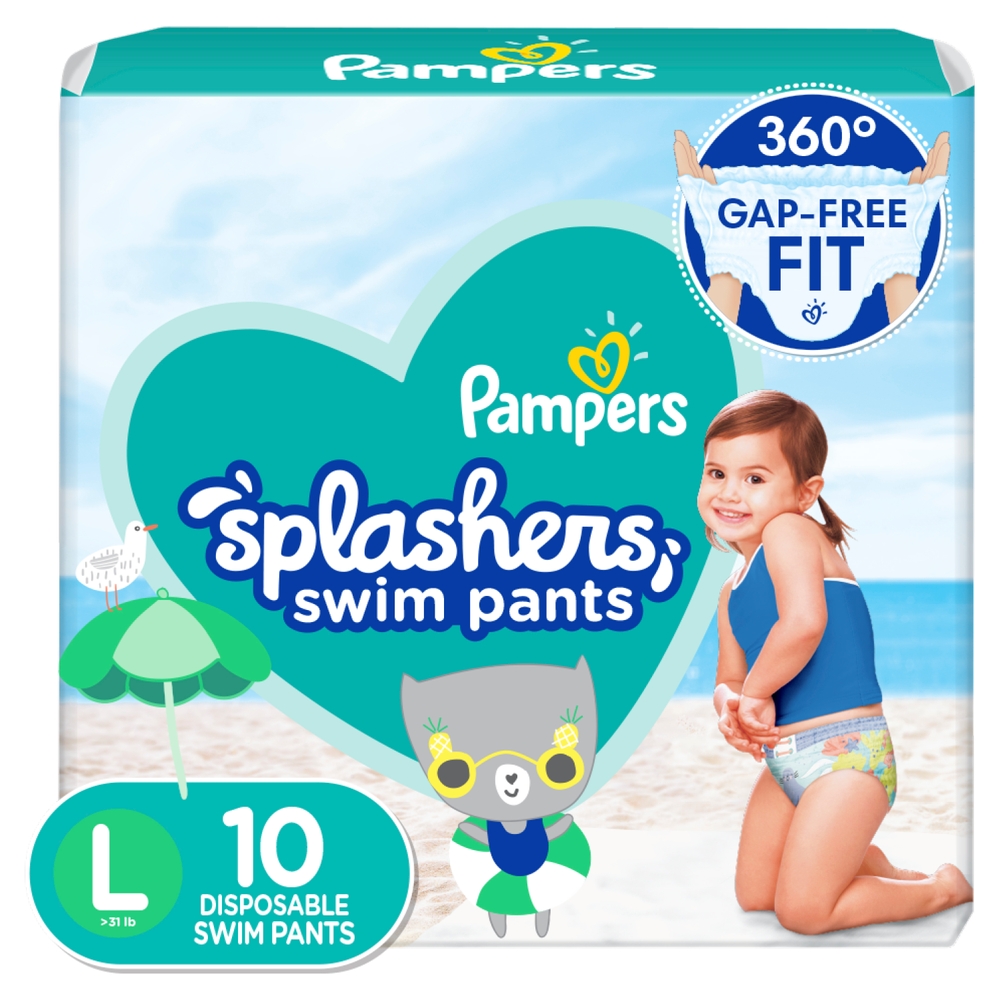 Pañales Splashers Pampers 5t-6t10 UND