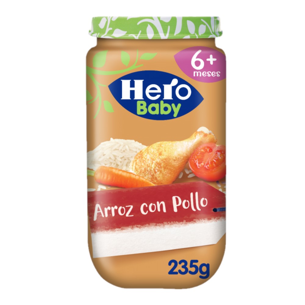 Compota De Arroz Con Pollo Hero 235 Gr2 UND