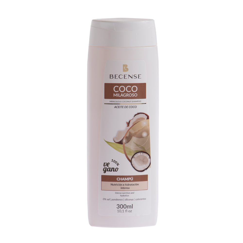 Shampoo Coco Milagroso Becense300 ML