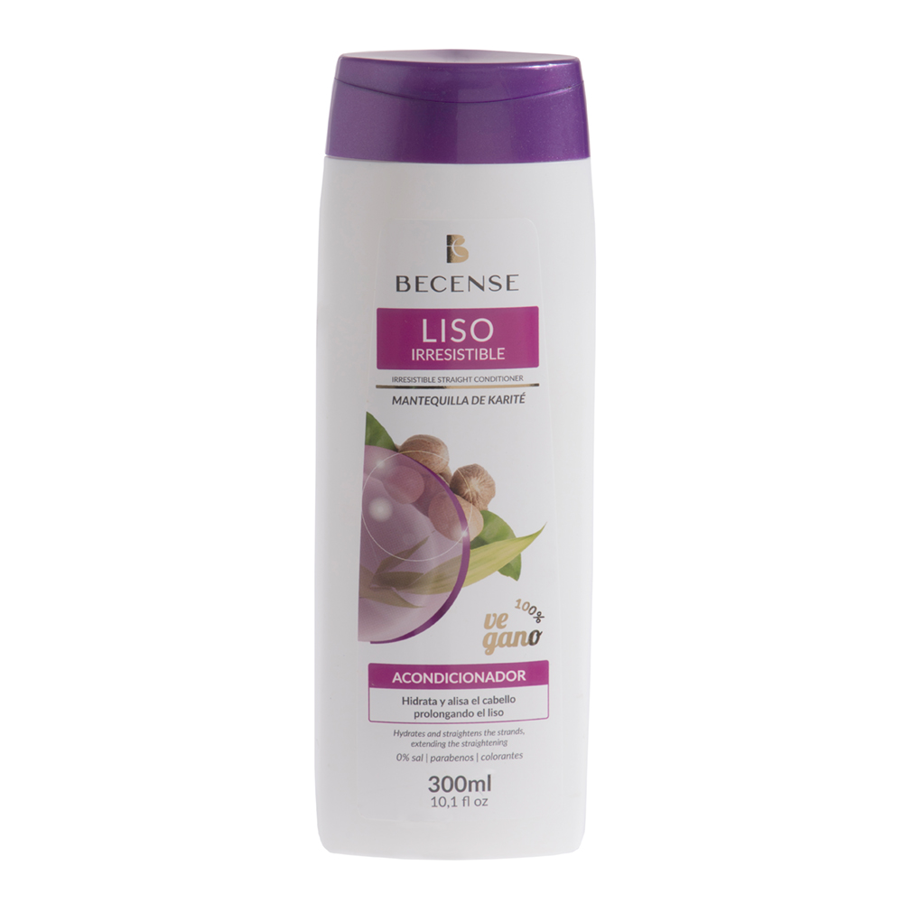 Acondicionador Mantequilla De Karité Liso Irresistible Becense300 ML