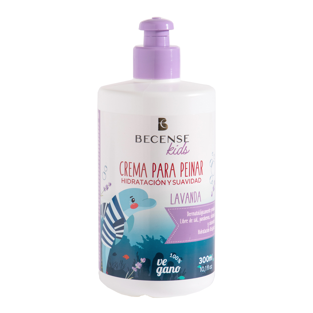 Crema De Peinar Para Niños Lavanda Becense300 ML