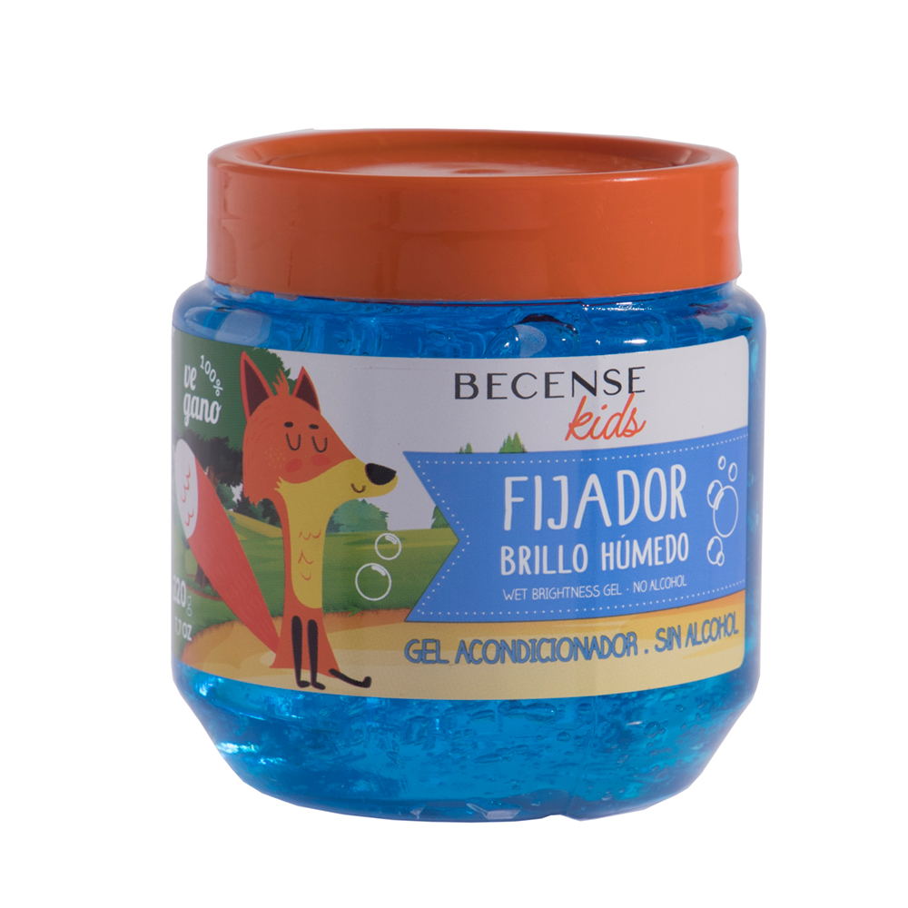 Gel Para Cabello Niños Brillo Humedo Becense220 GR