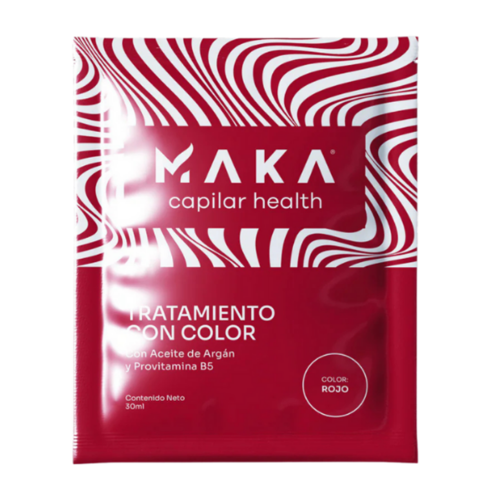 Tratamiento Maka Con Color Rojo30 ML