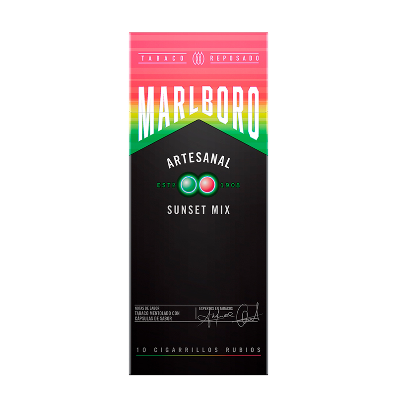 Cigarrillos Crafted Sunsent Mix Malboro10 UND
