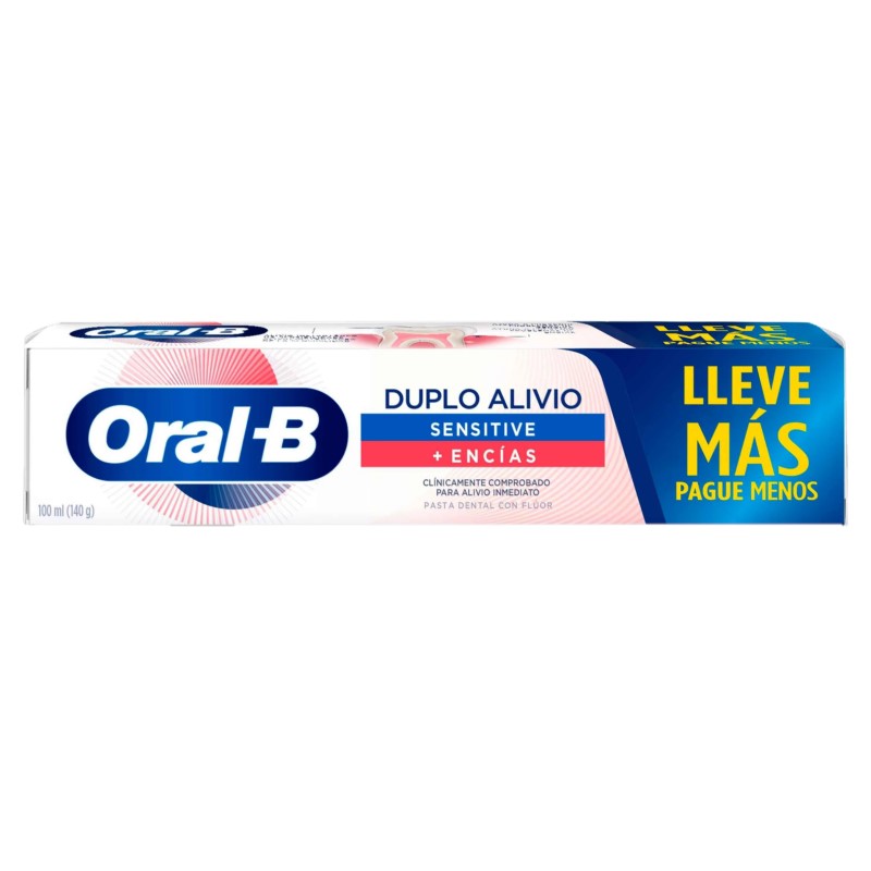 Crema Dental Duplo Alivio Oral B100 ML