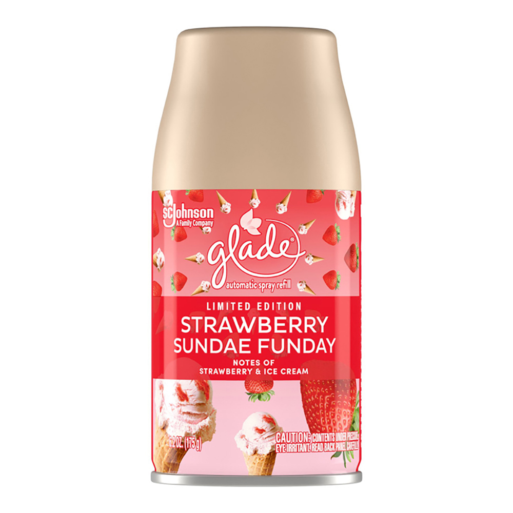 Ambientador Spray Automático Glade Strawberry Sundae Funday6.2 OZ