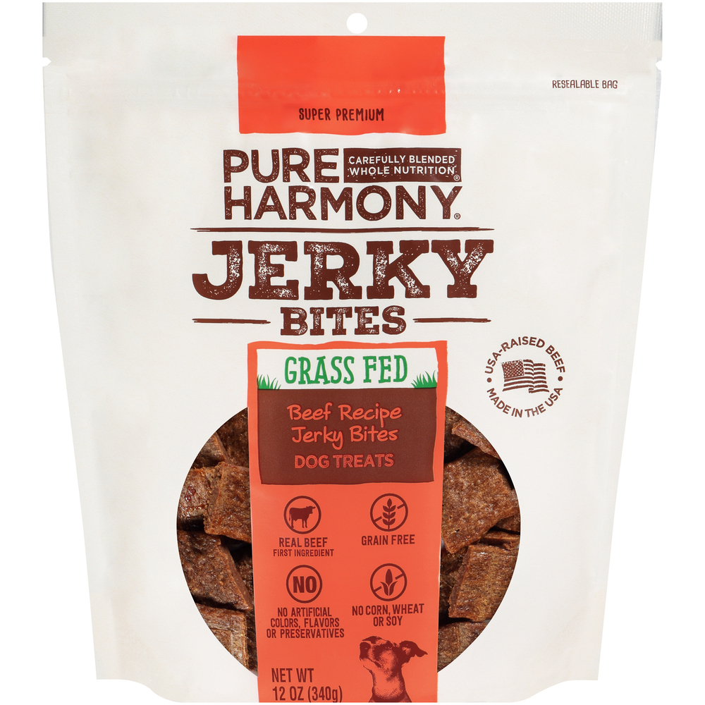 Tiras De Carne De Res Seca Para Perros Pure Harmony12 OZ