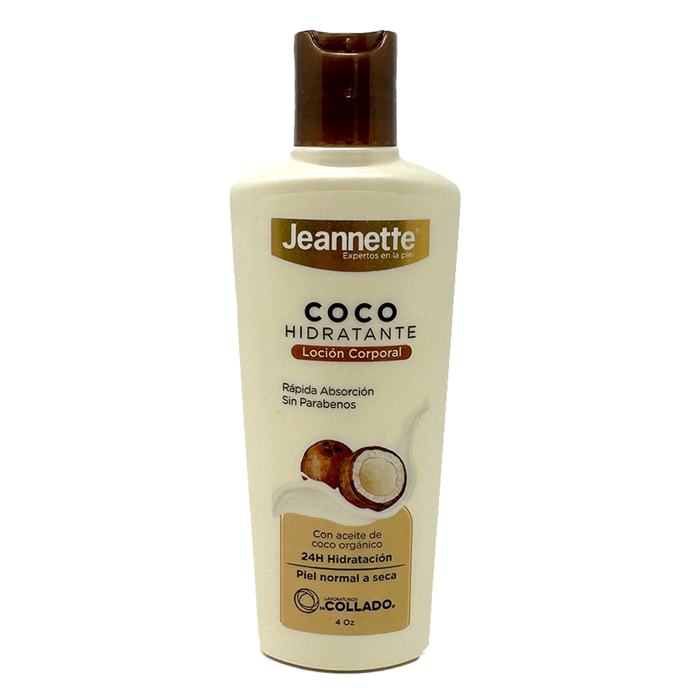 Crema Corporal Coco Hidratante Jeannette4 OZ