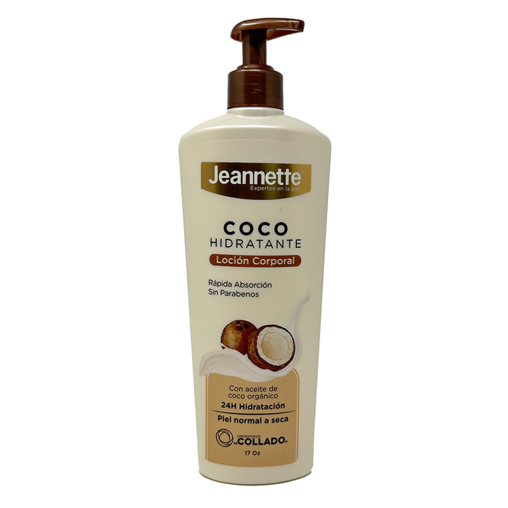 Crema Corporal Coco Hidratante Jeannette17 OZ