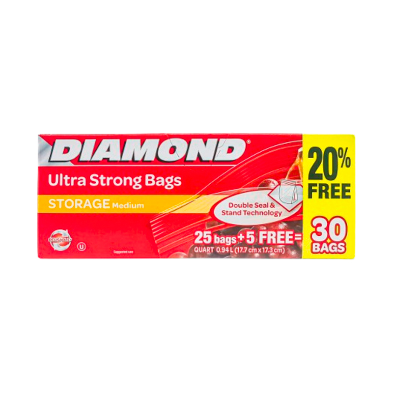 Bolsas Para Almacenar Mediana Diamond30 UND