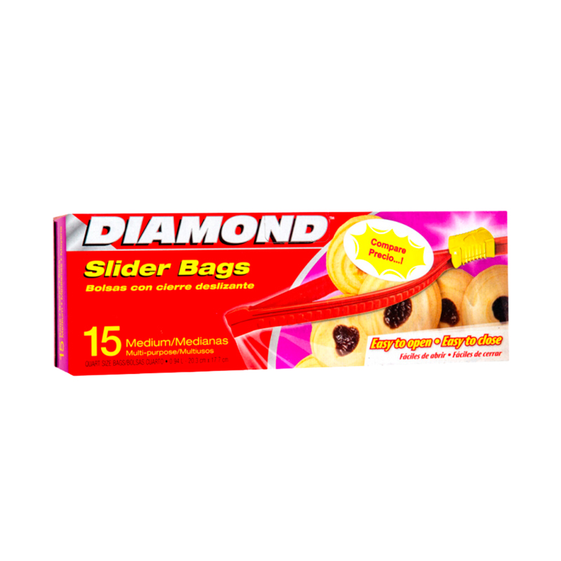 Bolsas Para Almacenar Mediana Diamond15 UND