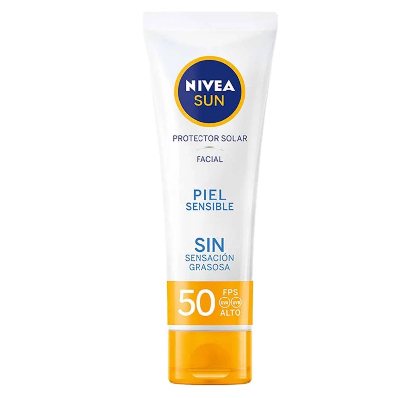 Protector Solar Facial Piel Sensible Spf 50 Nivea50 ML