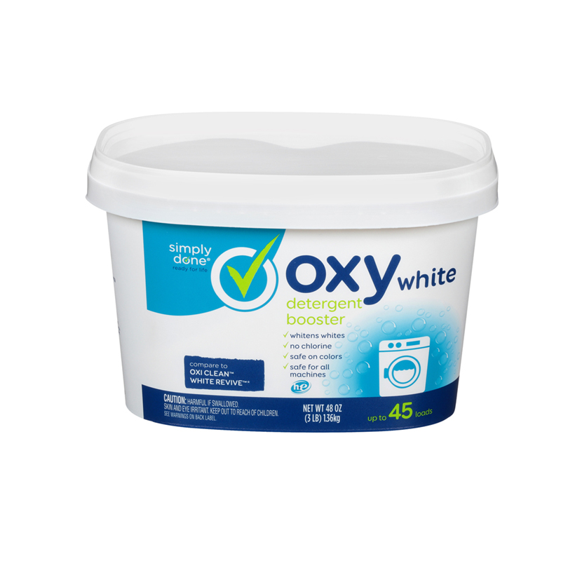 Detergente En Polvo Blanco Oxy Renovador Simply Done3 LB
