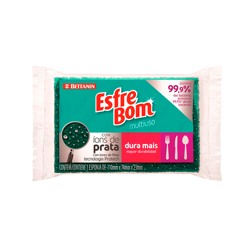 Esponja Multiuso Abrasiva Esfrebom1 UND
