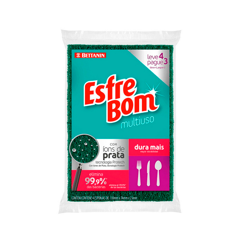 Esponja Multiuso Esfrebom4 UND