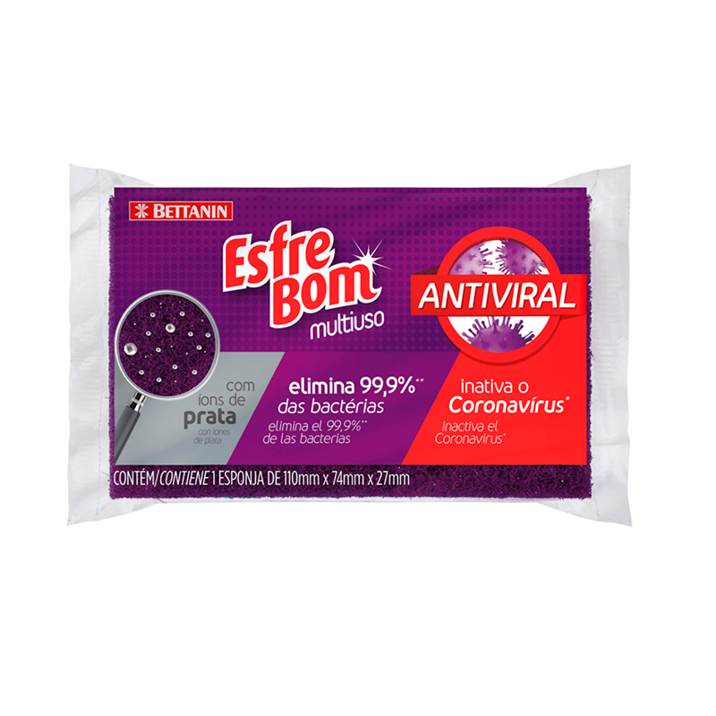 Esponja Multiuso Antiviral Esfrebom1 UND