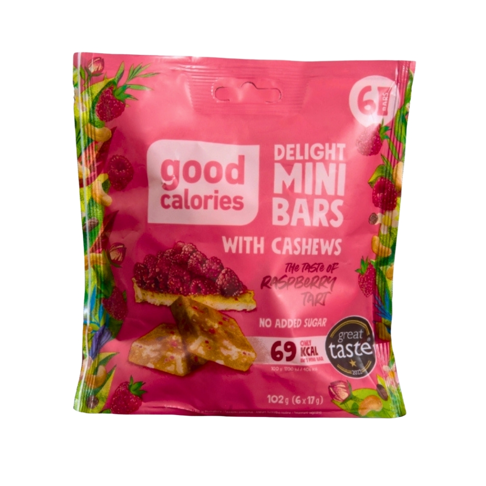 Mini Barritas De Frambuesa Good Calories102 GR