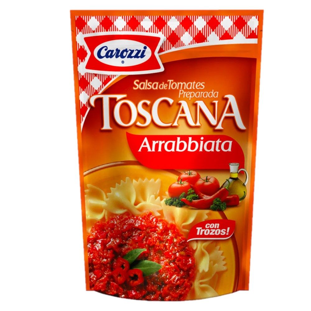 Salsa De Tomates Para Pasta Toscana Arrabiata Carozzi200 GR