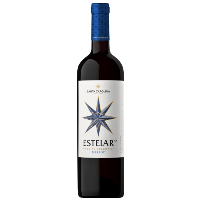Vino Tinto Merlot Estelar Santa Carolina75 CL