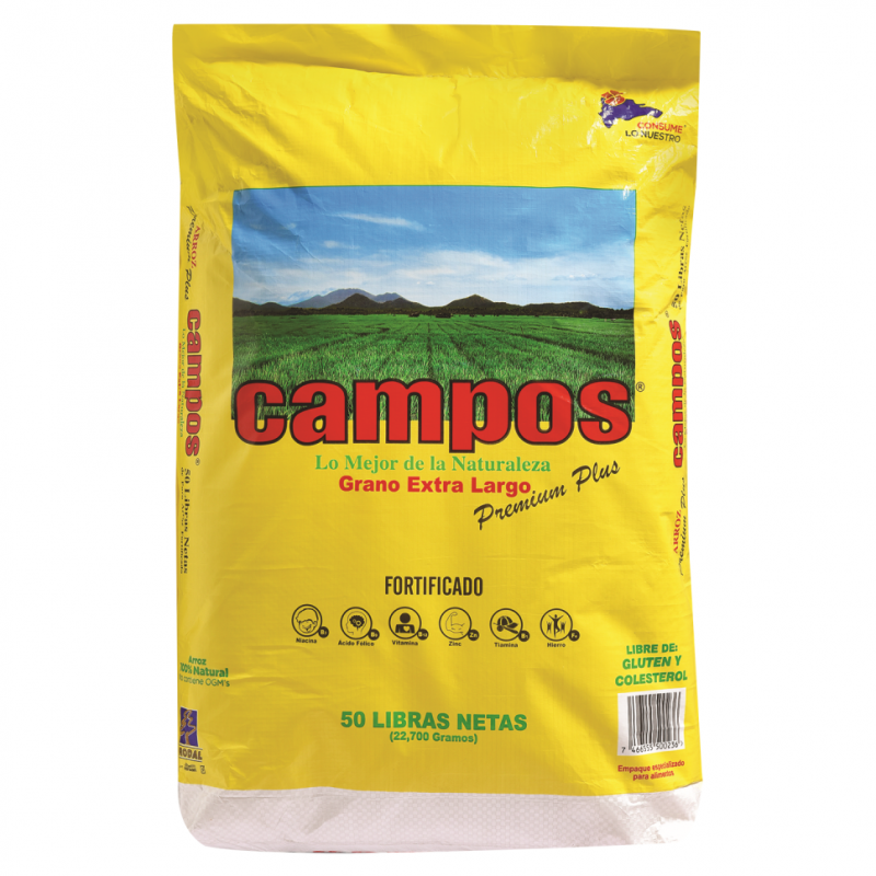 Arroz Premiun Saco Campos50 LB