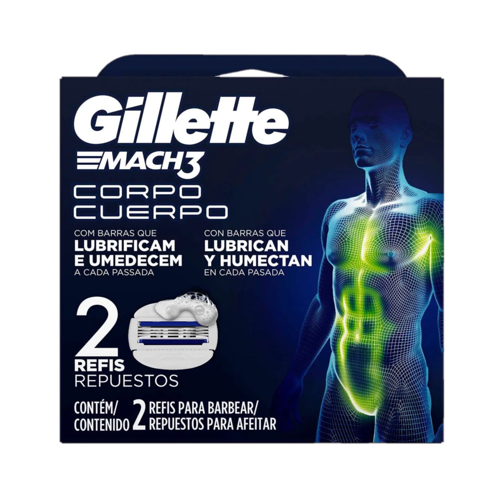Repuesto Para Rasuradora Cuerpo Mach 3 Gillette2 UND