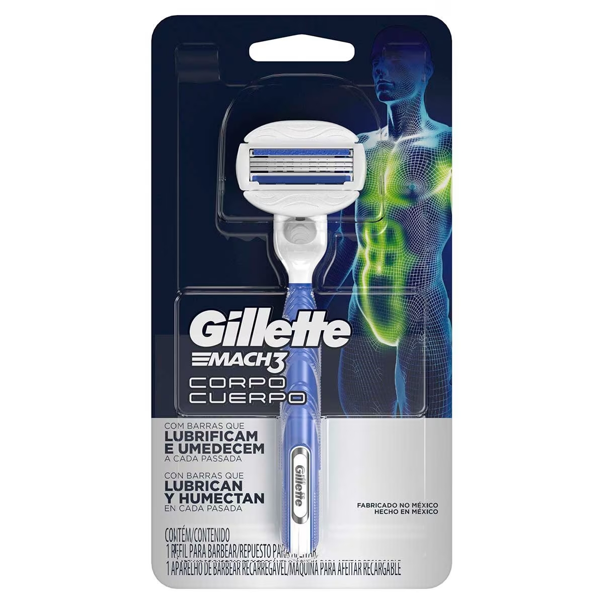 Rasuradora Cuerpo Mach 3 Gillette1 UND