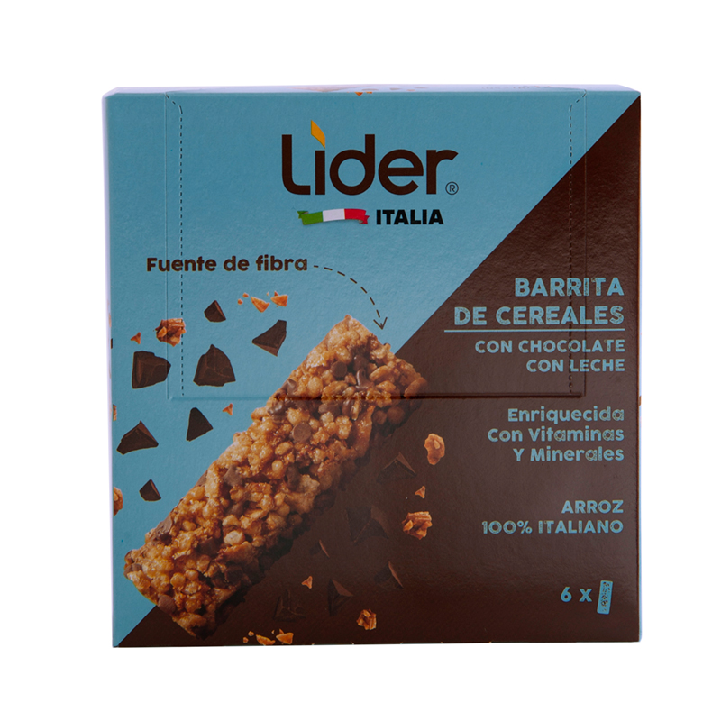 Barras De Granola Con Chocolate Con Leche Lider126 GR