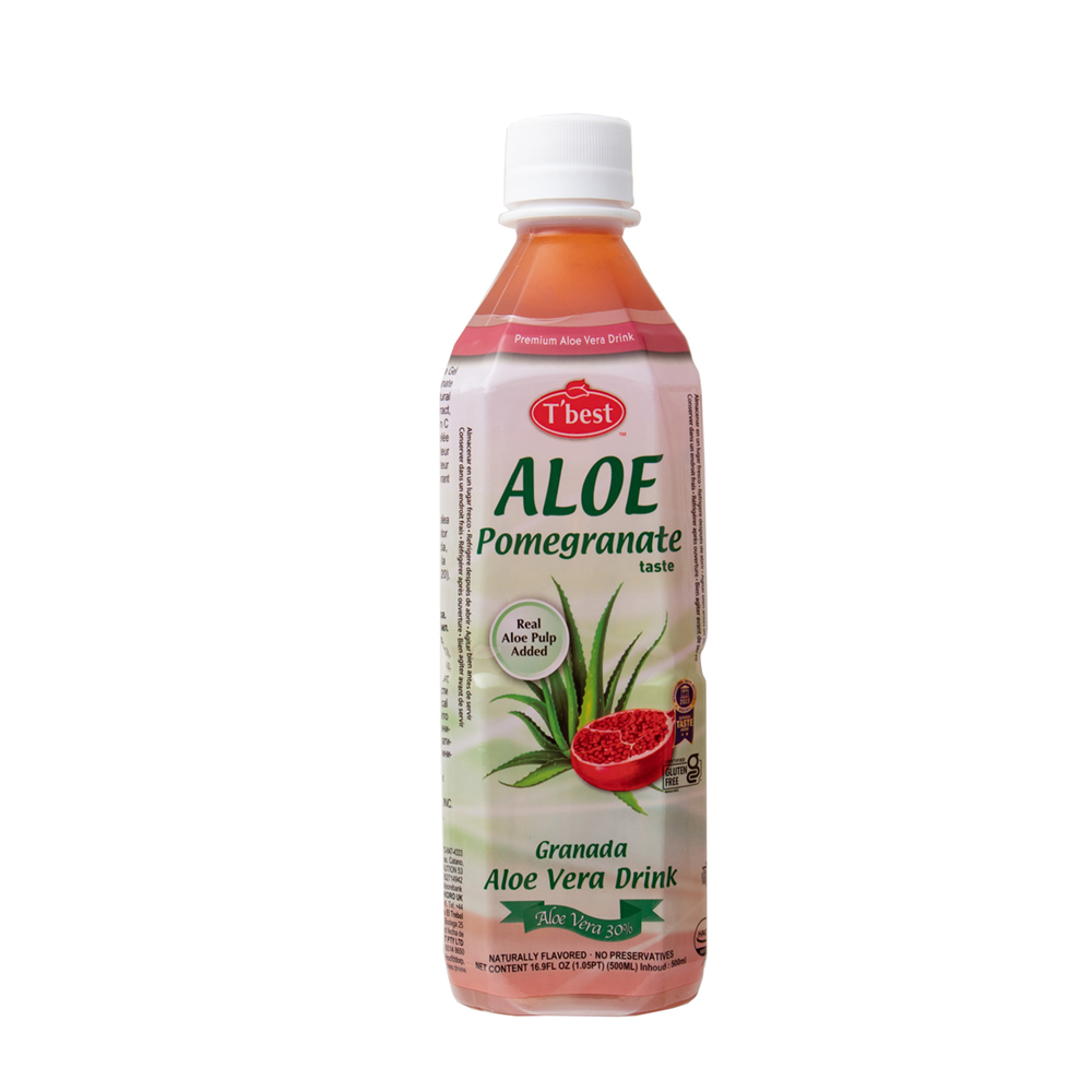 Bebida De Aloe Vera Sabor Granada Tbest500 ML