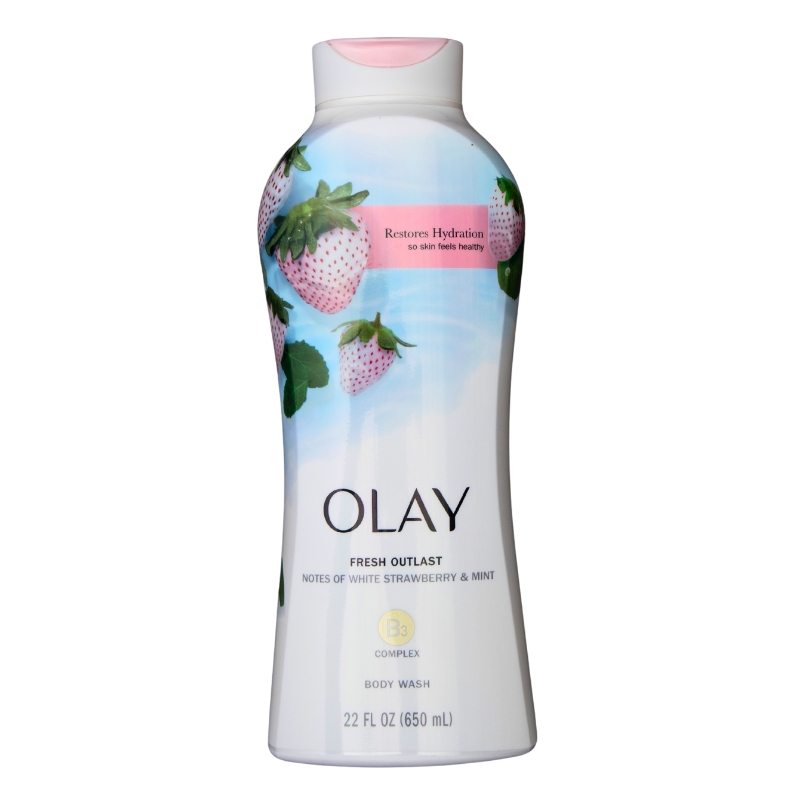 Gel De Baño Fresa Y Menta Olay22 OZ